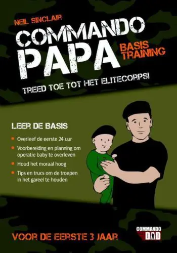 boek voor nieuwe papa's: commando papa